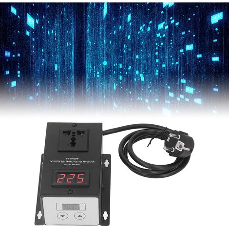 Elektronischer Hochleistungs-Thyristor-Spannungsregler GT-10000W, 220V, europäischer Standard (1/5)
