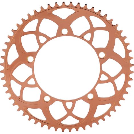 Plateau de vélo BOLANY 56T, réduction de charge, entraxe 130 BCD, dents positives et négatives, or rose (1/5)