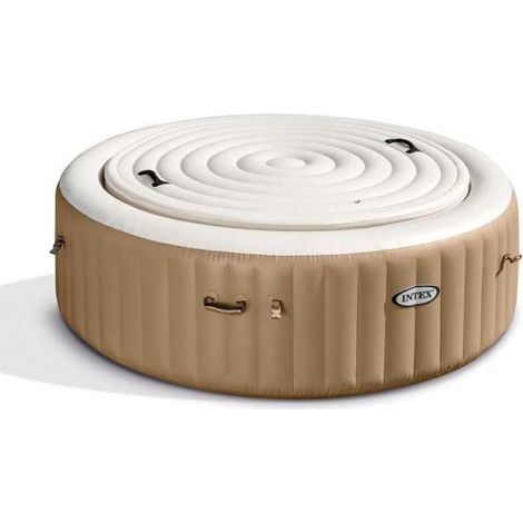 Thermoabdeckung für 4-Personen-Whirlpool, rund, ganzjährig, Intex 28523 (1/3)