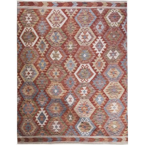 Tapis antidérapant en coton avec impression HD Antalya KILI05 pour salon (1/3)