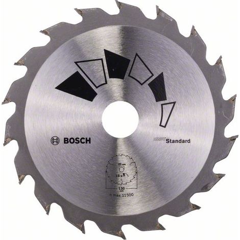 Bosch Kreissägeblatt STANDARD, DIY, 130 x 20 x 2,2 mm, 18 (1/4)
