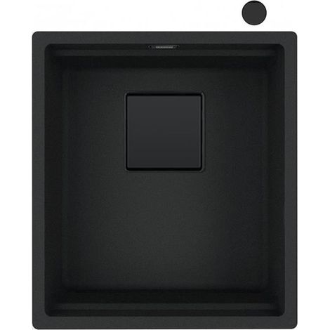 Franke Unterbauspüle Kubus 2 KNG 110-37 Fragranit+ Black Matt - Black Collection (1/2)
