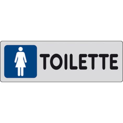 10PZ ETICHETTE ADESIVE 150X50 "TOILETTE (F)" (1/2)