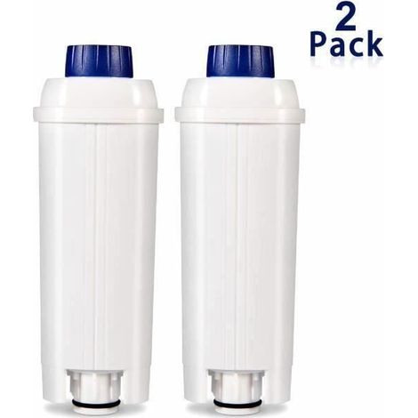 Lot de 2 filtres à eau pour machines à café Delonghi de'longhi dlsc002 Compatible avec Delongie ECAM, Esam ETAM, BCO, EC (1/4)