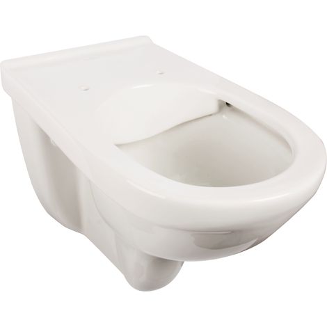 VB Tiefspül-WC ViCare spülrandlos ViCare 360x595mm Oval Weiß Alpin
