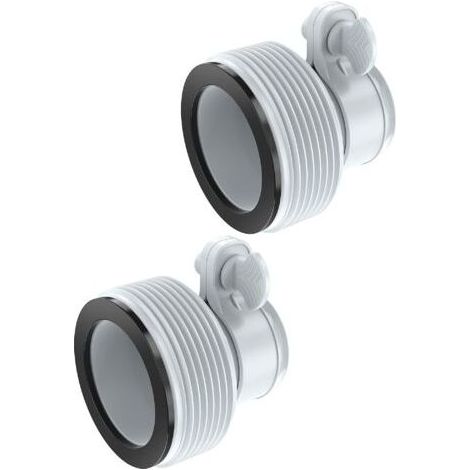 Adaptateur de Tuyau de Type B pour Pompes, Paquet de 2, adaptateur de tuyau de piscine pour raccords de 1,5 "et 1,25" (1/3)