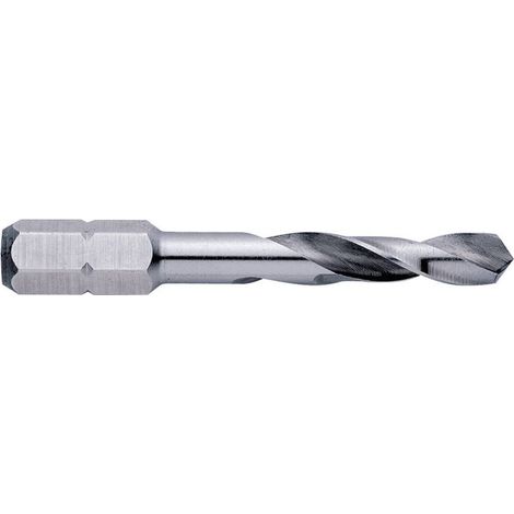 Exact 05962 HSS Punta a spirale per metallo 10 mm Lunghezza totale 54 mm DIN 3126 1/4 (6.3 mm) 1 pz.