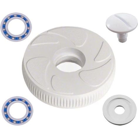 Petite Roue Adaptable pour Polaris 280 180 C16 Robot de Piscine + 2 roulements à Billes, vis et rondelle (1/4)