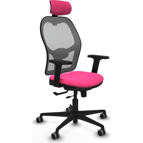 Sedia da ufficio piqueras y crespo Jorquera grigio rosa ergonomica (1/2)
