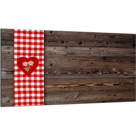 PLAQUE DE PROTECTION EN VERRE POUR POÊLE 90X52 BOIS (1/5)