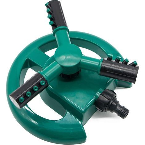 Arroseur de jardin automatique, arroseur rotatif à 360° pour pelouses et jardins, aérateur de gazon- (1/5)