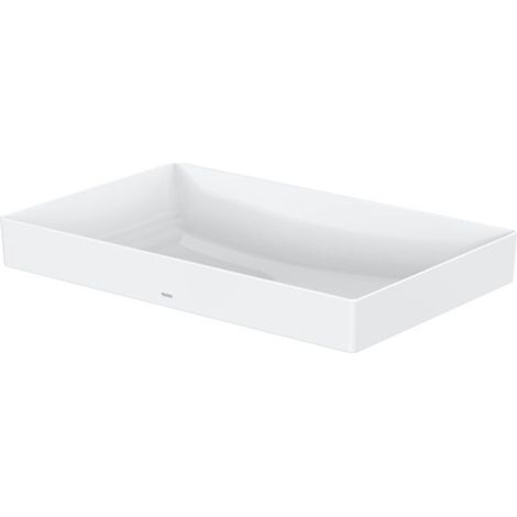TOTO TR Lavabo sobre encimera, sin agujero para grifo, con