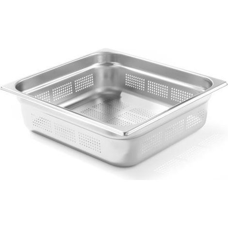 Conteneur en acier inoxydable perforé GN 2/3 - (h)65 mm - Finedine
