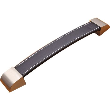 160 mm großer Schubladengriff aus Kunstleder, Möbel- und Schrankknopf, dekoratives Accessoire für Kleiderschränke und Kommoden (1/3)