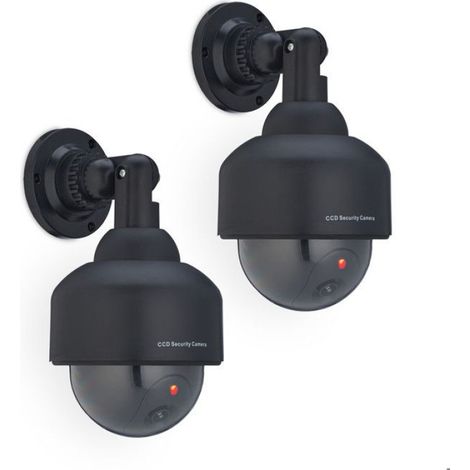 Fausse Camera - Dome LED Clignotante - Interieur Et Exterieur - Lot De 2 (1/5)
