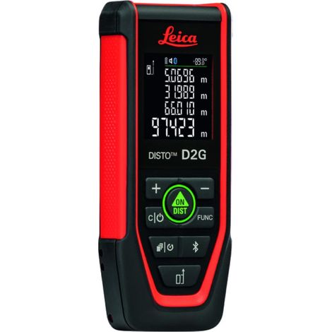 Leica DISTO D2G télémètre laser vert 120 m Bluetooth NFC - Leica - 1017808 (1/5)