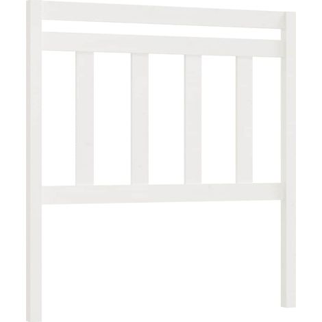Maison Exclusive - Cabecero de cama madera maciza de pino blanco (1/5)