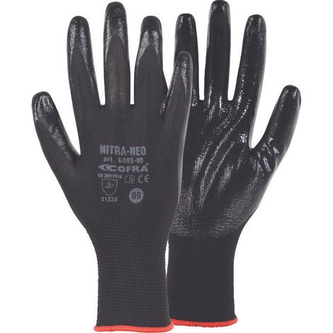 GUANTI DA LAVORO NITRA-NEO IN NITRILE - tg.XL (1/2)