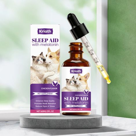 Gouttes douces et nourrissantes pour chats et chiens, favorisant le sommeil et assurant un soin quotidien – 60 ml (1/5)