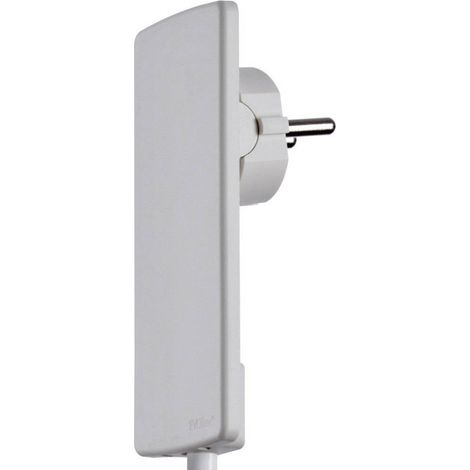 EVOline 1510.0000.0300 Spina piatta di sicurezza Plastica con espulsore 230 V Bianco IP20 (1/5)