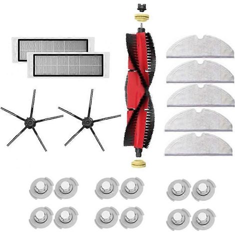 22 filtres HEPA pour robot Roborock S4 S5MAX, accessoires pour brosse principale