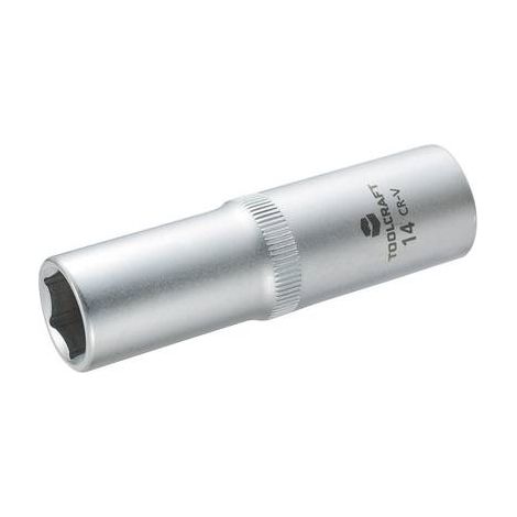 Douille 6 pans extérieurs 14 mm Longueur: 77 mm TOOLCRAFT 816177 Propulseur: 1/2" (12.5 mm) 1 pc(s) (1/2)