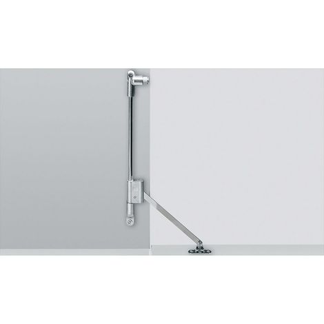 Hettich MB-Klappenhalter, Klassik D 21575 vernickelt, links