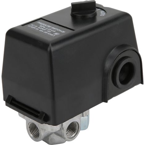 Pressostat 4 voies pour compresseur d'air, pompe à air, AC240V, 8kg, pressostat de précision (1/5)