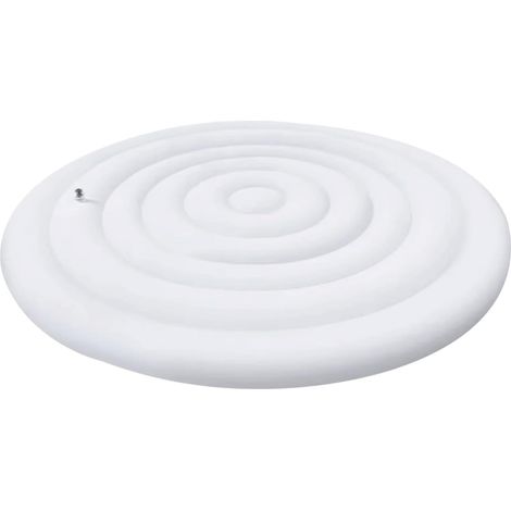 Cubierta de spa inflable redonda de 140 cm con válvula de inflado y desinflado rápida y fácil, cubierta de spa (redonda) (1/4)