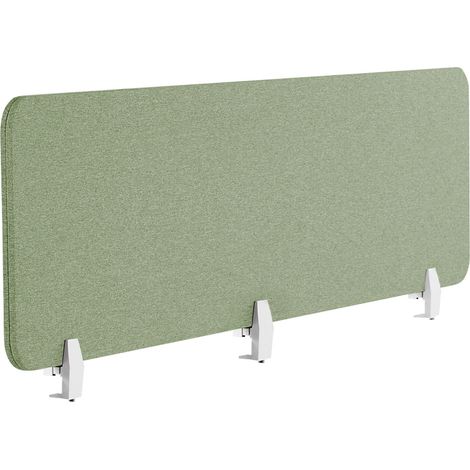 Séparateur de Bureau Vert Synthétique et Polyester 180 x 40 cm Ecran Visuel Wally
