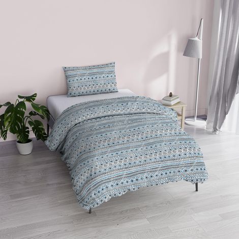 Housse de Couette en Microfibre imprimée, Indienne, Simple (1/4)