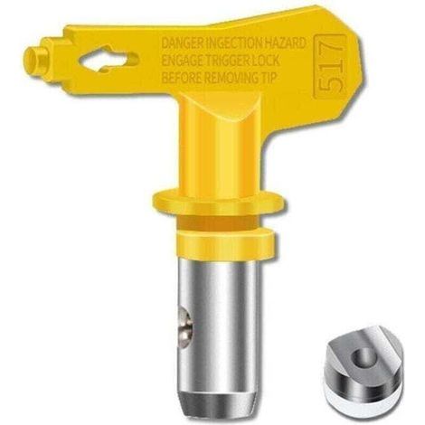 FENOPLASTICAAirless Pistolet Haute Pression et Résistance Thermique de 6 Joints Buses Compatible avec Pistolets à Peinture Graco Titan Wagner (Tapez 515, XU,517,519,521,523,525) KZQ - KZQ (1/4)