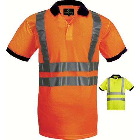 Polo da lavoro maniche corte YARD - Giallo Fluo 2XL - 56/58 (1/3)