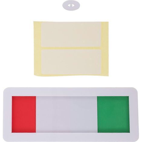 Panneau ouvert pour porte commerciale, indicateur de porte coulissante de confidentialité pour salle de conférence-14.90X5.90X0.50CM-White (1/4)