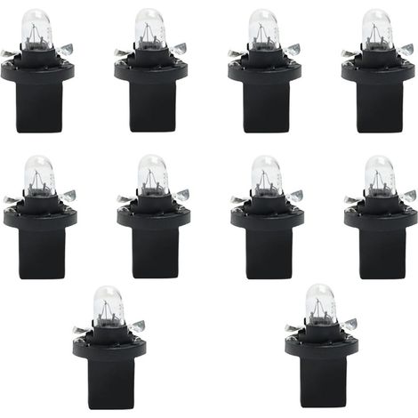 10 unités Ampoule Tableau de Bord Sourcing Map Led Tableau De Bord Voiture 12V 2W 30MA pour Voiture (1/5)