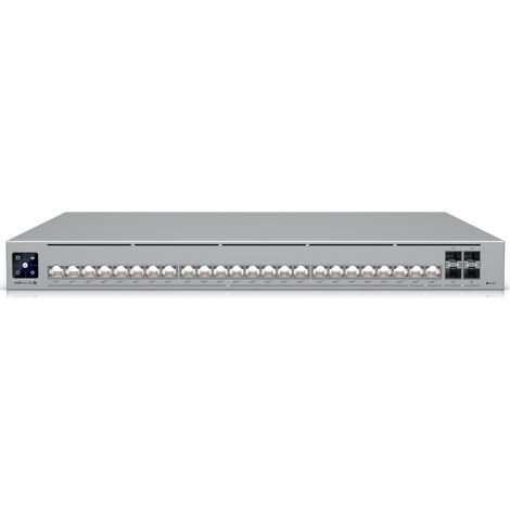 Ubiquiti UniFi Pro HD 24 PoE Géré L2/L3 2.5G Ethernet (100/1000/2500) Connexion Ethernet, supportant l'alimentation via ce port (PoE) 1U Gris (1/4)