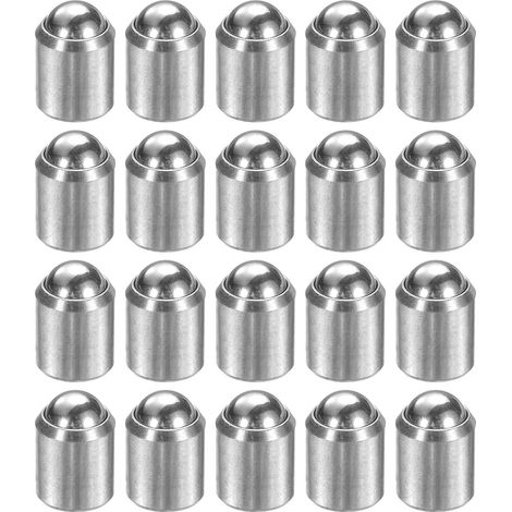 20pcs Plongeurs À Ressort À Bille 8x9mm Acier Inoxydable 304 (1/5)