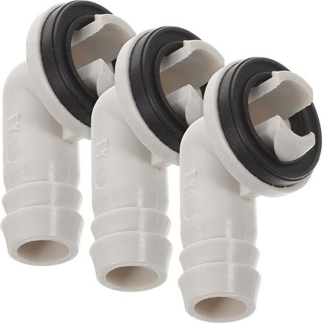 Lot 3 raccords drainage climatiseur – Adaptateurs pour tuyaux condensat & unité fenêtre