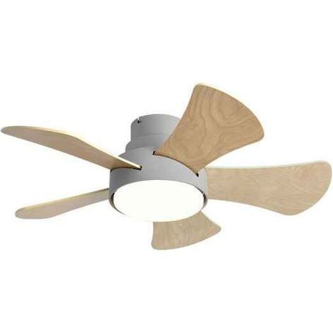 Ventilador 25w Dc Gris Gregario 5 Aspas Rev. Blanca/haya 6 Vel.3000-4000-6000k 82D Remoto,memoria y Temporizador (1/5)