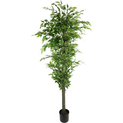 180cm Artificial Ficus Tree Green Realistic (1/5)
