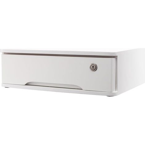 Organiseur de bureau pour tiroir de bureau - Verrouillable - Pour la maison et le bureau - Pour timbres, notes autocollantes, trombones, ciseaux, factures, stylos à bille (1/5)