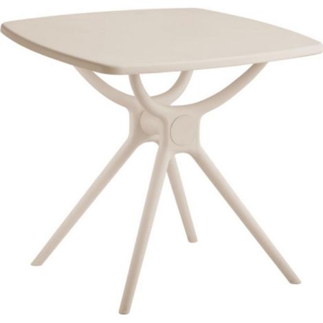 Alto Putty Table - Plastic - L80 x W80 x H73 cm - Beige