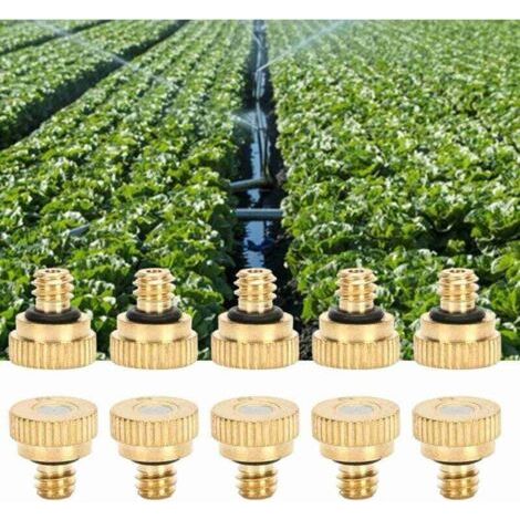 Buse d'atomisation à basse pression, 0.2mm, 10 pièces, buses de pulvérisation de refroidissement pour eau du robinet (1/4)