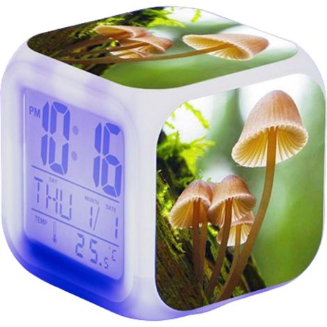 Réveil Numérique avec LED,avec Lumière Snooze Alarme,Cube Enfants (1/5)