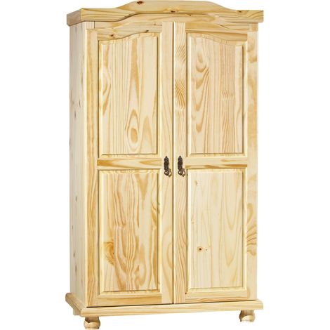 Gends Kleiderschrank 2 Türen, natur.