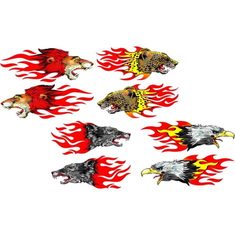Mobestech Autocollants Réfléchissants Lionceau d'aigle Guépard (1/5)