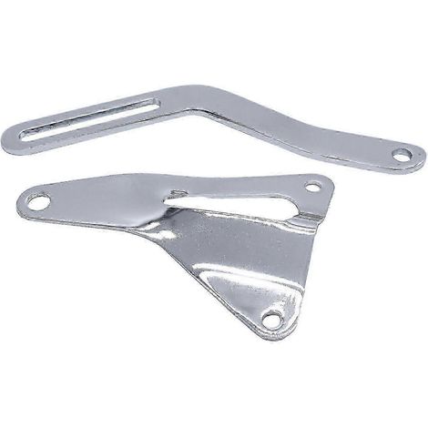 Un ensemble de pièces de rechange chromées pour le montage du support d'alternateur, compatibles avec les modèles de moteur SB 260, 289, 302 et 347 (1965-1973). (1/5)