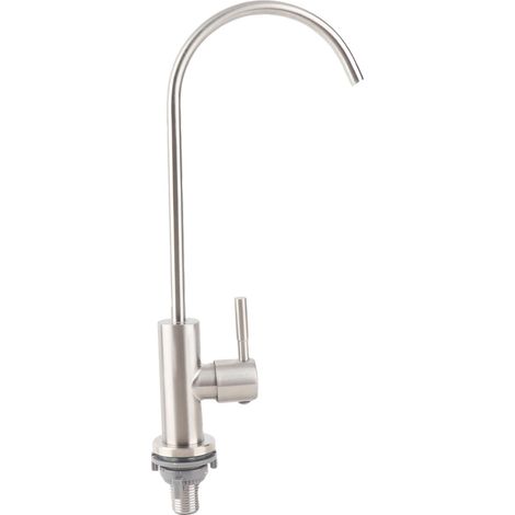 G1/2 Edelstahl 304 Wasserfilterarmatur, 360° drehbar, dicker Wasserfilter für Küche und Wohnzimmer (1/5)