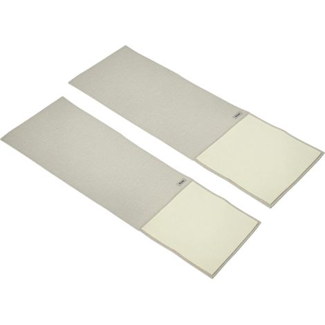 Lot de 2 tapis à griffer pour chat , 130 x 45 cm, en sisal, beige et gris, pour protéger canapé, meubles et portes des griffures.