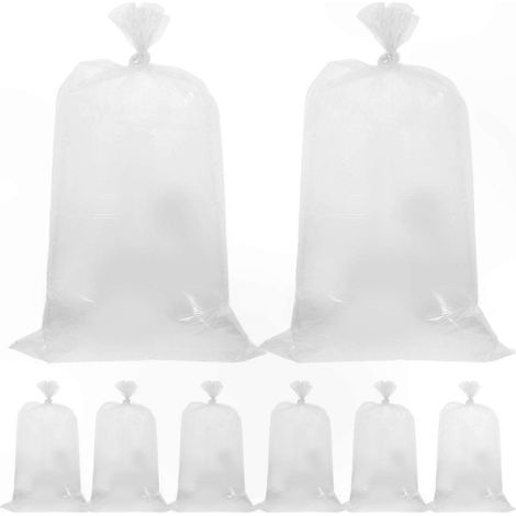Transparente Beutel für Süßigkeiten und Lutscher, Packung mit 100 transparenten Beuteln, ideal für Pop-Cakes, Halloween-Partys, Karneval und als Gastgeschenke. (1/4)